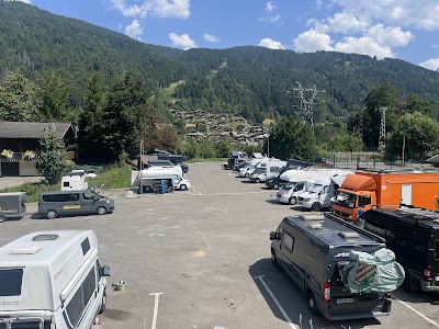 Aire de camping-car de Morzine (Route de la Plagne)